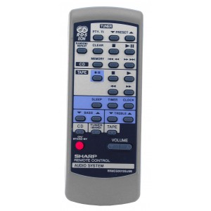Original Sharp Remote Control Audio System RRMCG0013SJSB