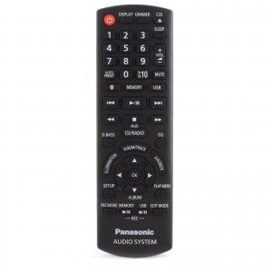Original Panasonic Remote Control for DAB FM CD Bluetooth Hi-Fi System N2QAYB001022