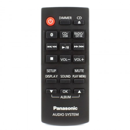 Original Panasonic Remote Control for Micro Hi-Fi with DAB+ Radio N2QAYB001050