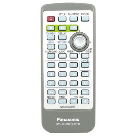 Remote Control PANASONIC Original N2QAJC000009