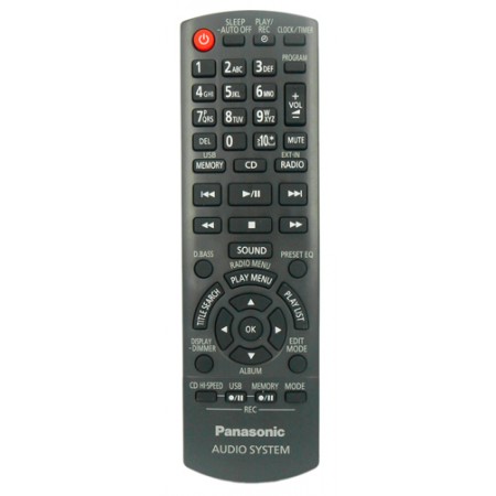 Remote Control PANASONIC Original N2QAYB000637