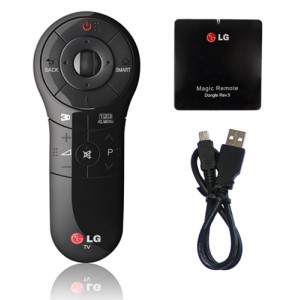 LG Magic Motion Remote Control for LG Smart TV AN-MR400 Black