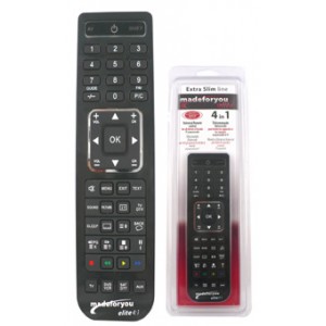 PC PROGRAMMABLE REMOTE CONTROL EXTRA SLIM LINE 4:1