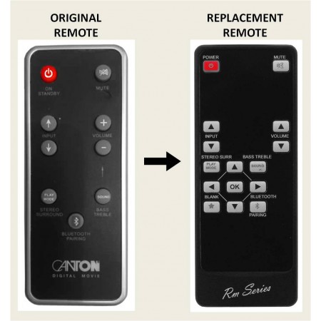 Replacement Remote Control CANTON