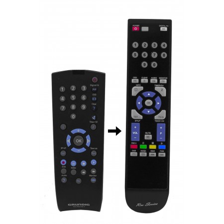 Replacement Remote Control GRUNDIG, Replacement Remote Control GRUNDIG,